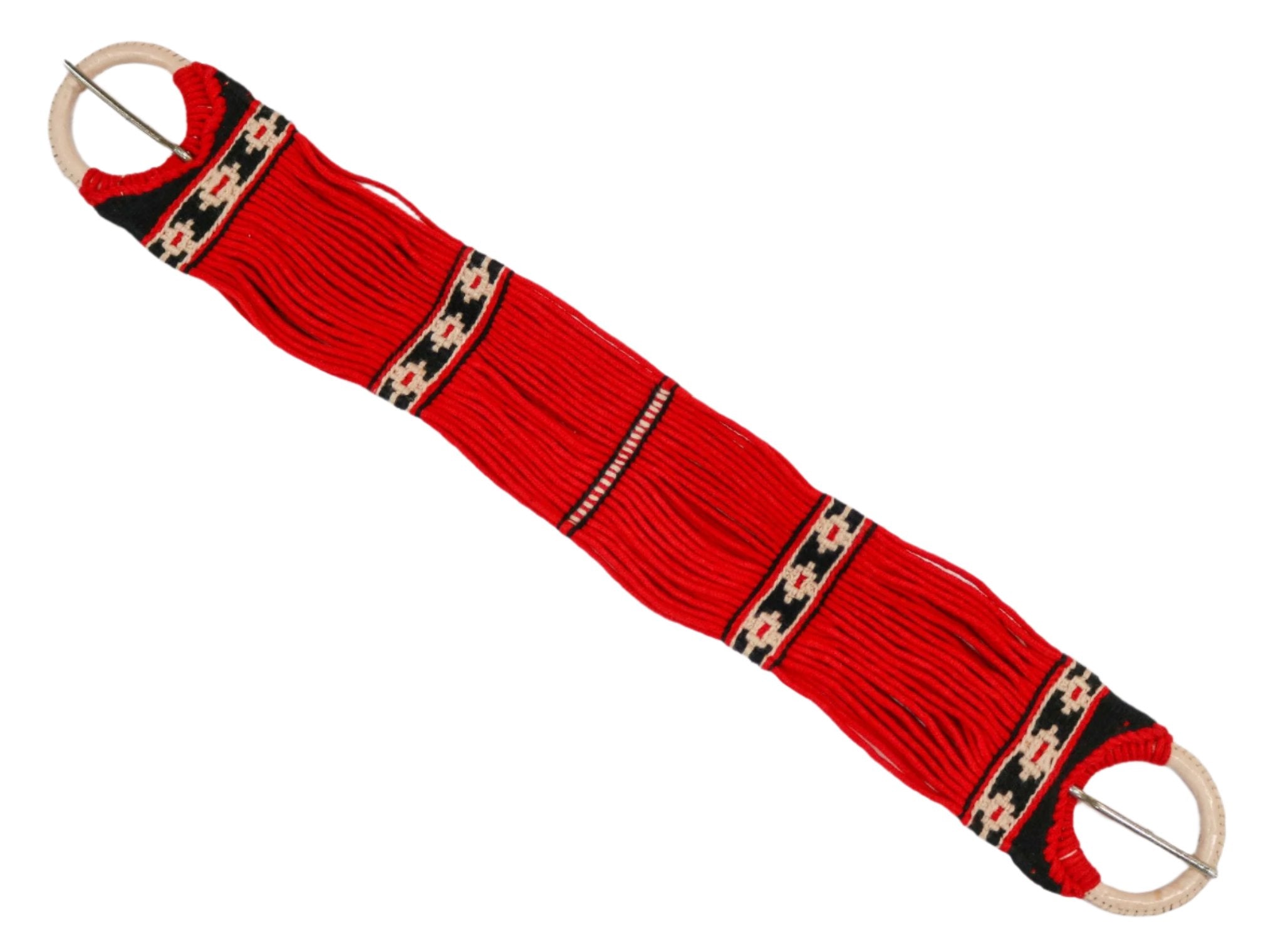 36.5” Cafe Mexican Charro Greca Cinch Cincho