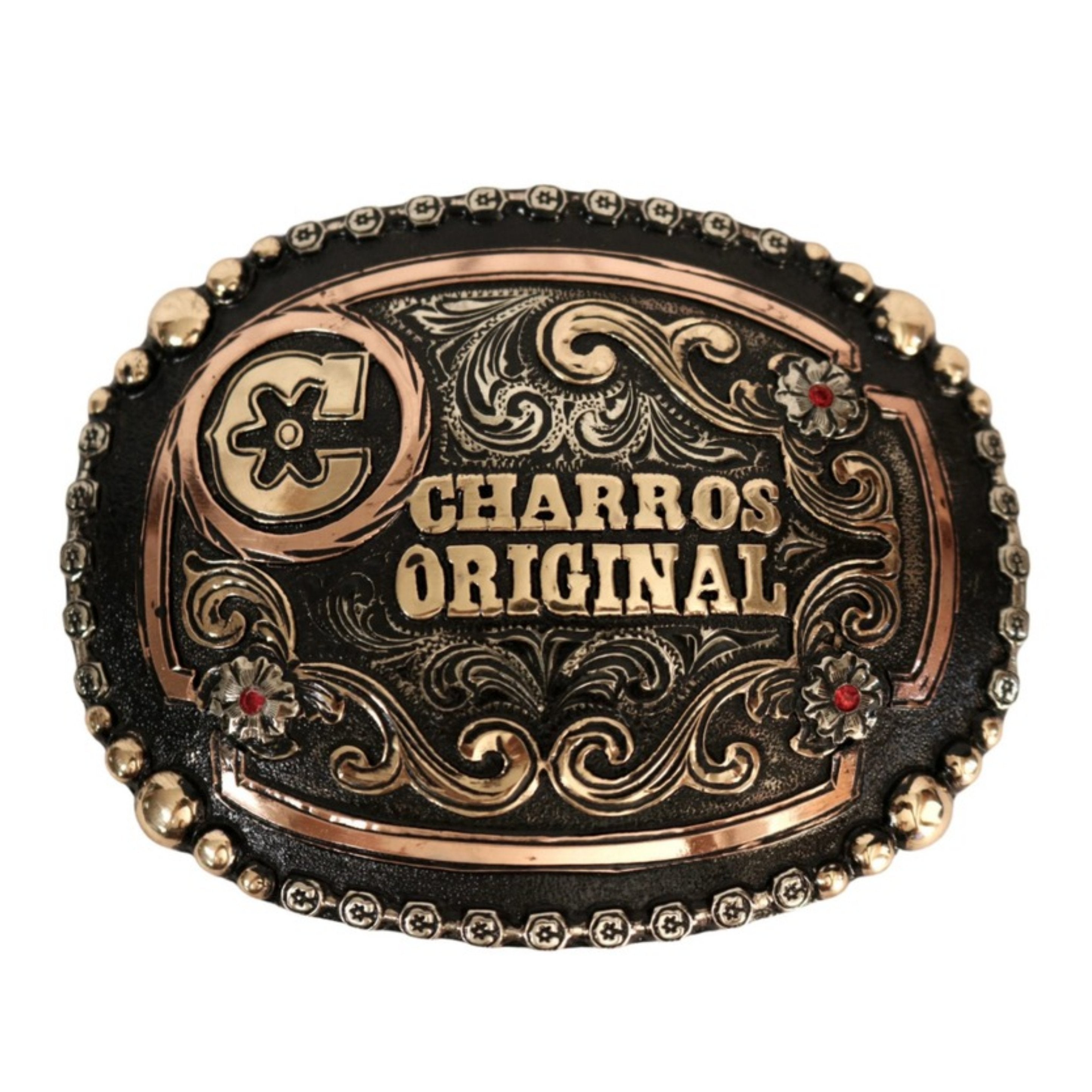 Hebilla Fina Negra Charros Original Buckle main image 1