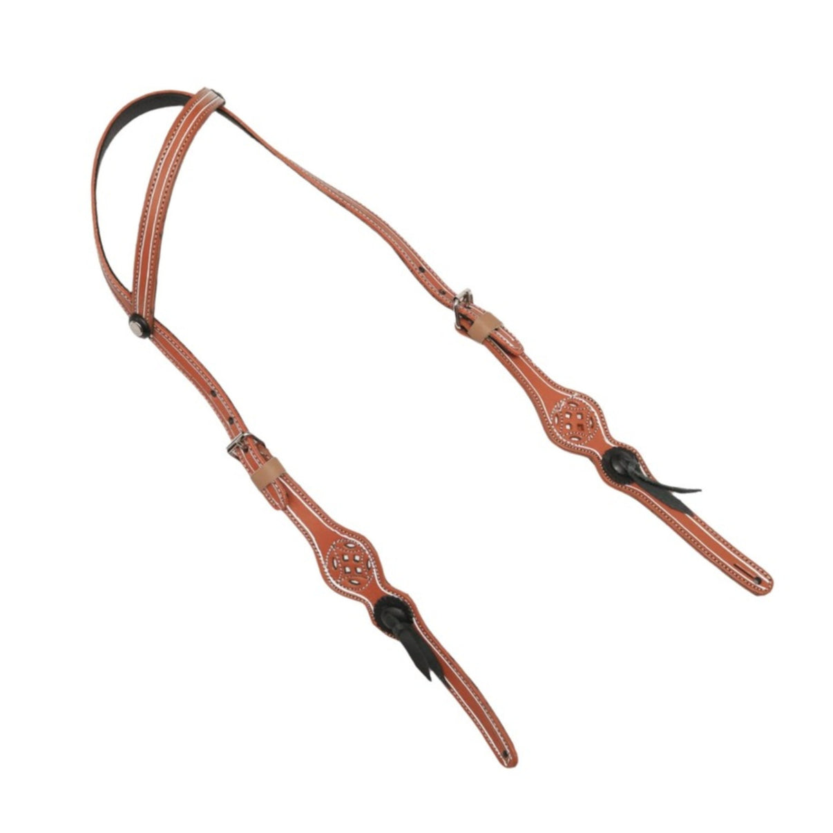 Charro Horse Saddle Headstall Miel Cabezada Charra - M - Royal Saddles - Charro Headstalls/Cabezada