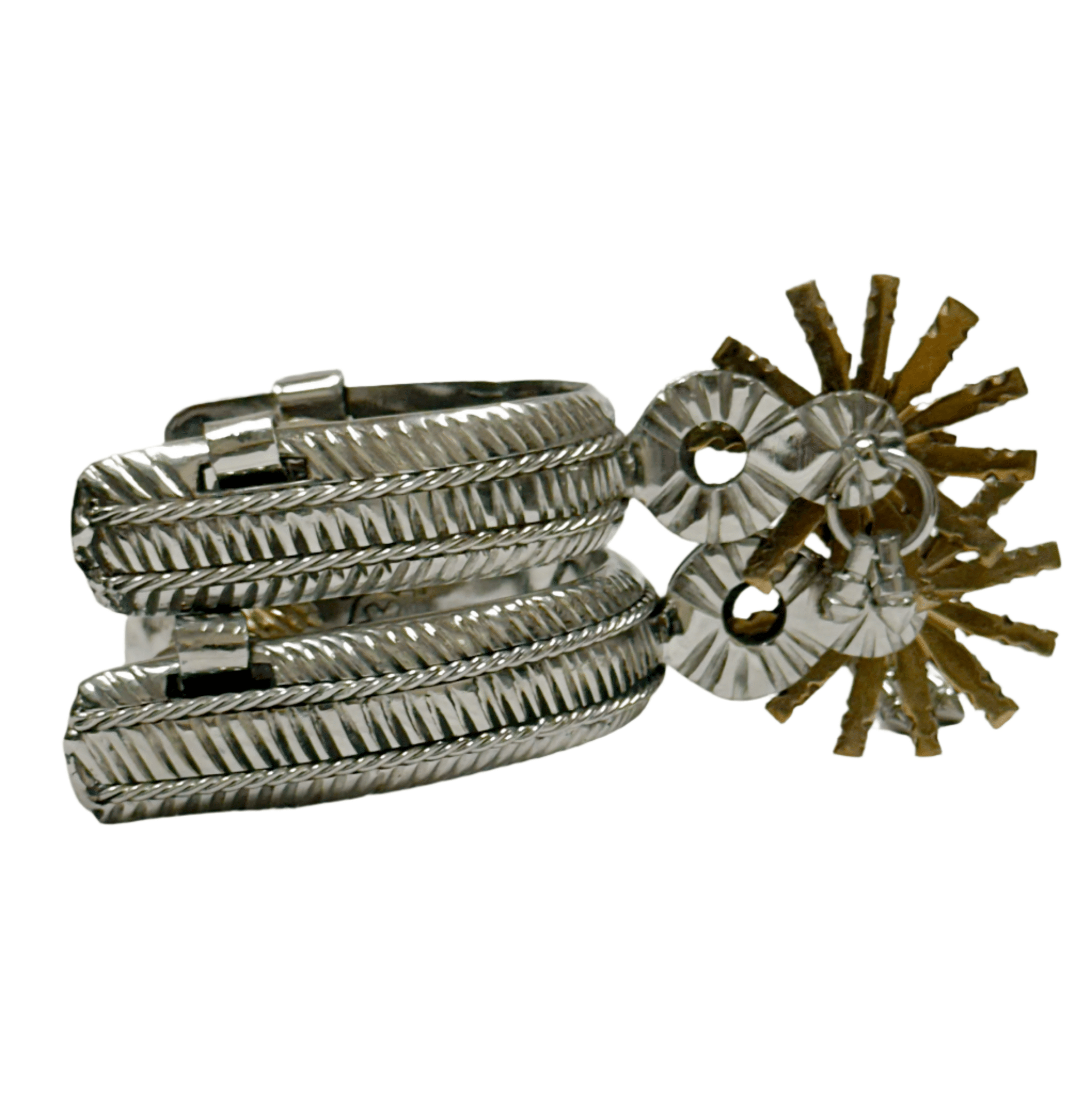 Espuelas Oxidadas Rustico Mexican Charro Spurs