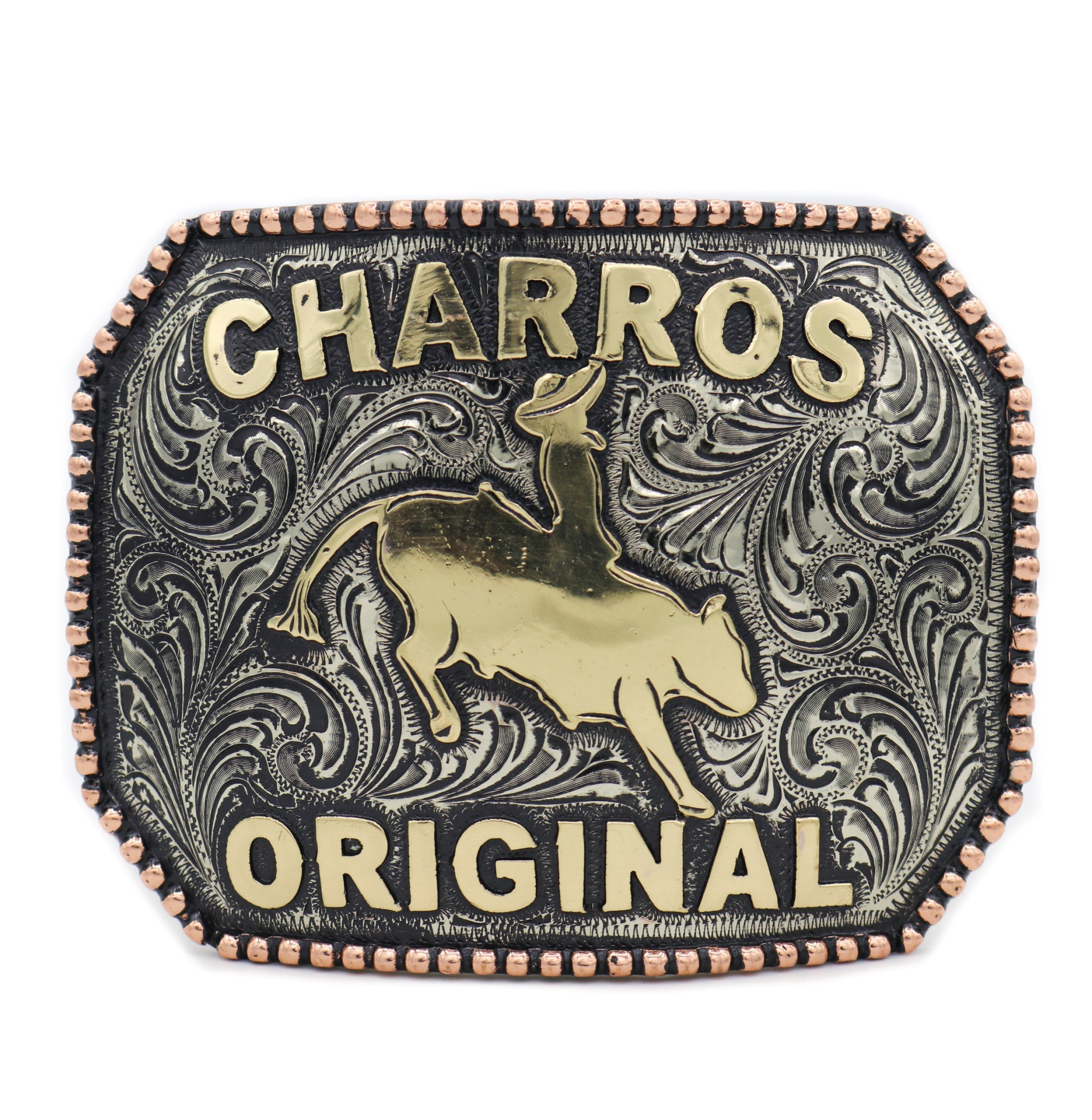 Floral Charros Original Custom Hebilla Buckle (4