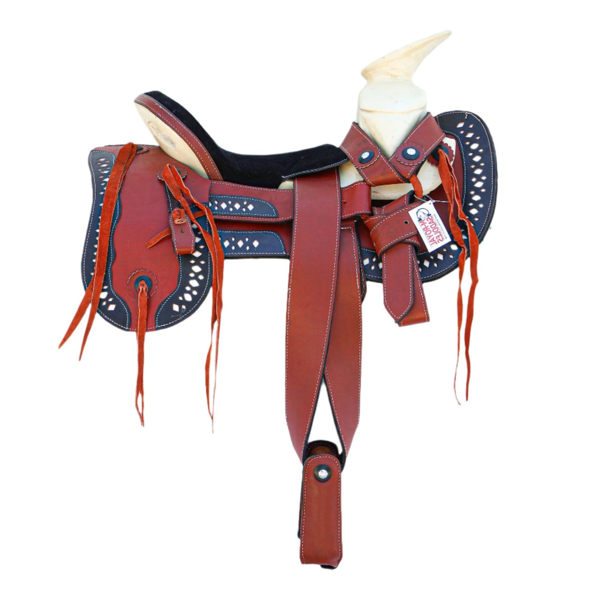 15" Charro Mexican Working Saddle Economica Montura Trabajo - M - Royal Saddles - Charro Saddles/Monturas