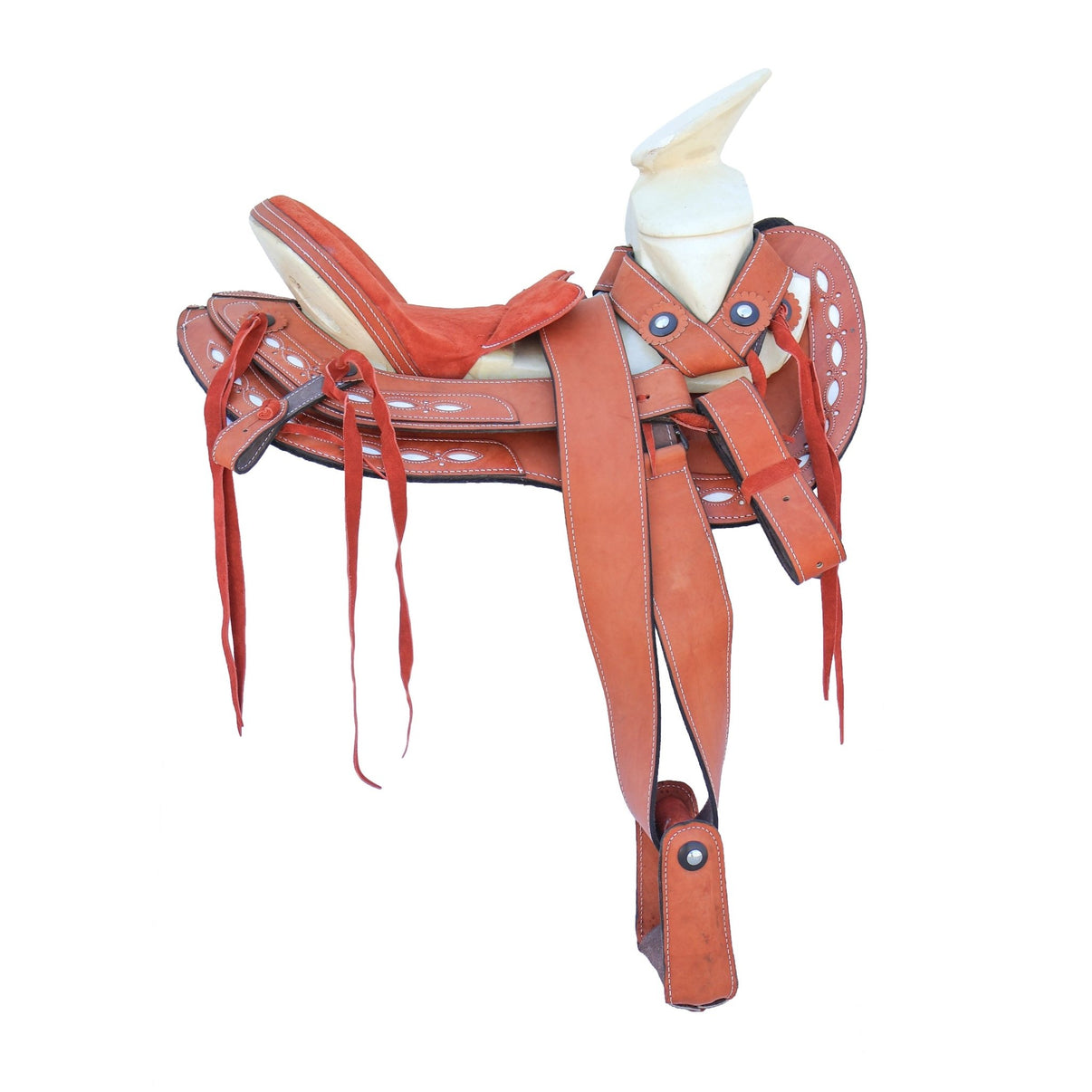 15" Mexican Charro Working Saddle Package with Matching Tack - M-Royal Saddles - Charro Saddles/Monturas