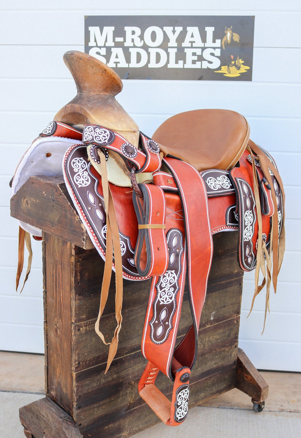 Charro Saddle Vino Fenders Arciones Para Montura