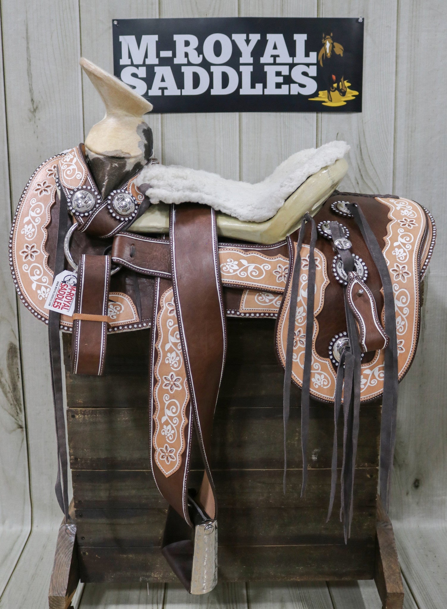 Charro Saddle marron foncé coton cheval rênes, rênes charras Charro Saddle marron foncé coton cheval rênes, rênes charras