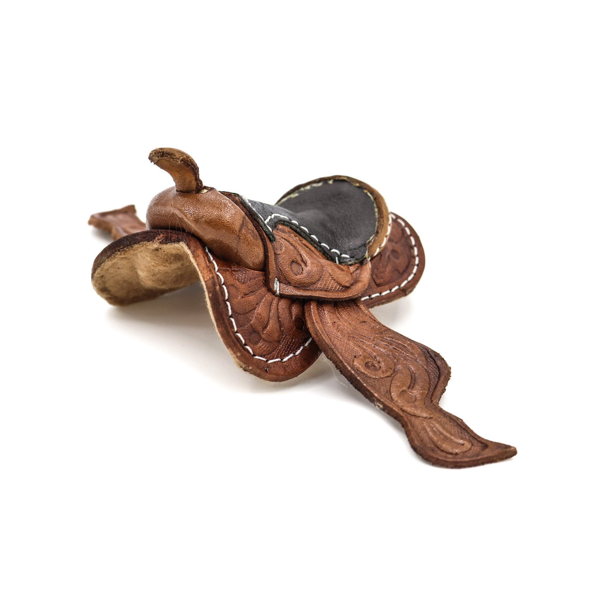 2" Round Brown Saddle Decor - M - Royal Saddles - Decor & Gifts