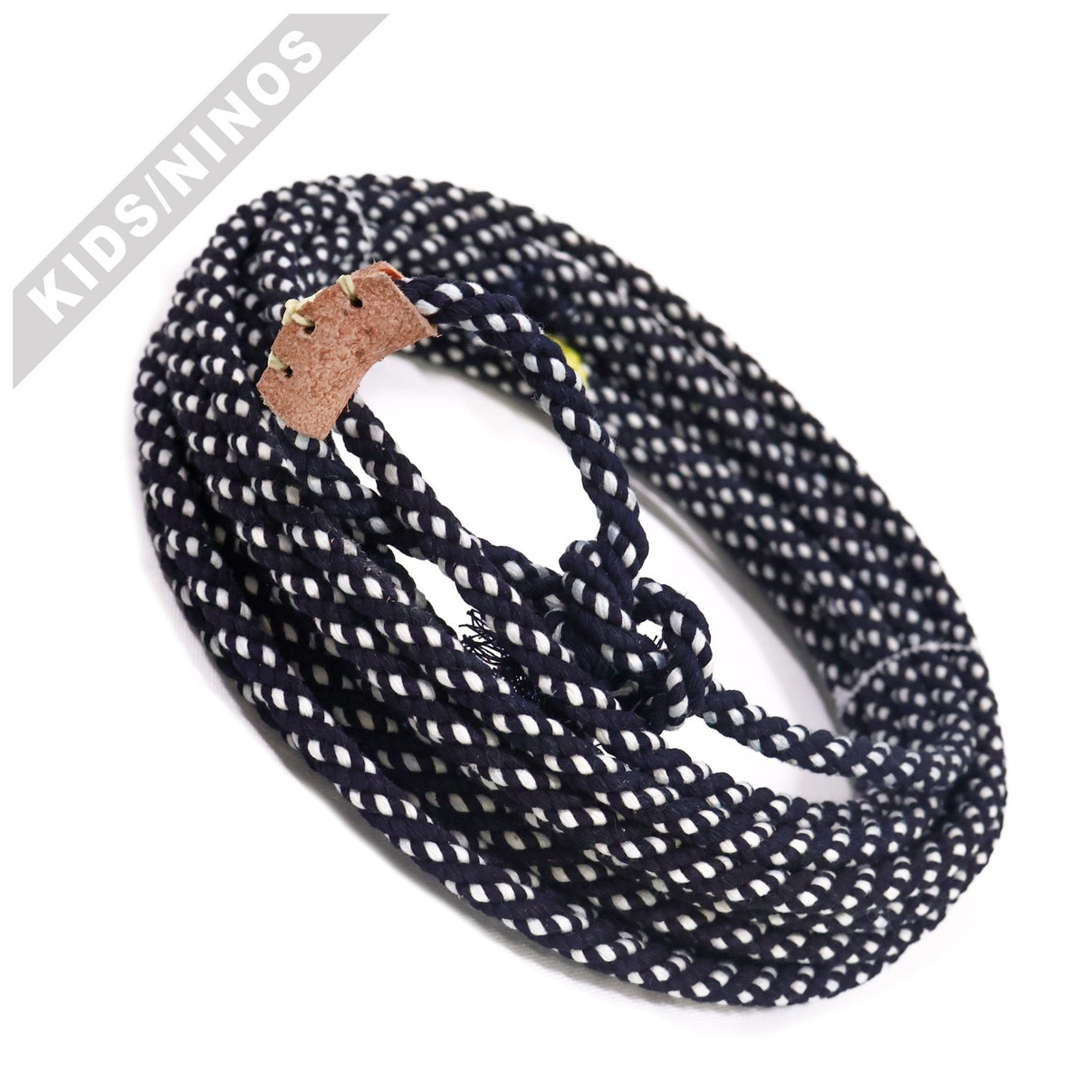 30 Ft Color Blue Cotton Kids Soga Youth Lariat Rope - M - Royal Saddles - 