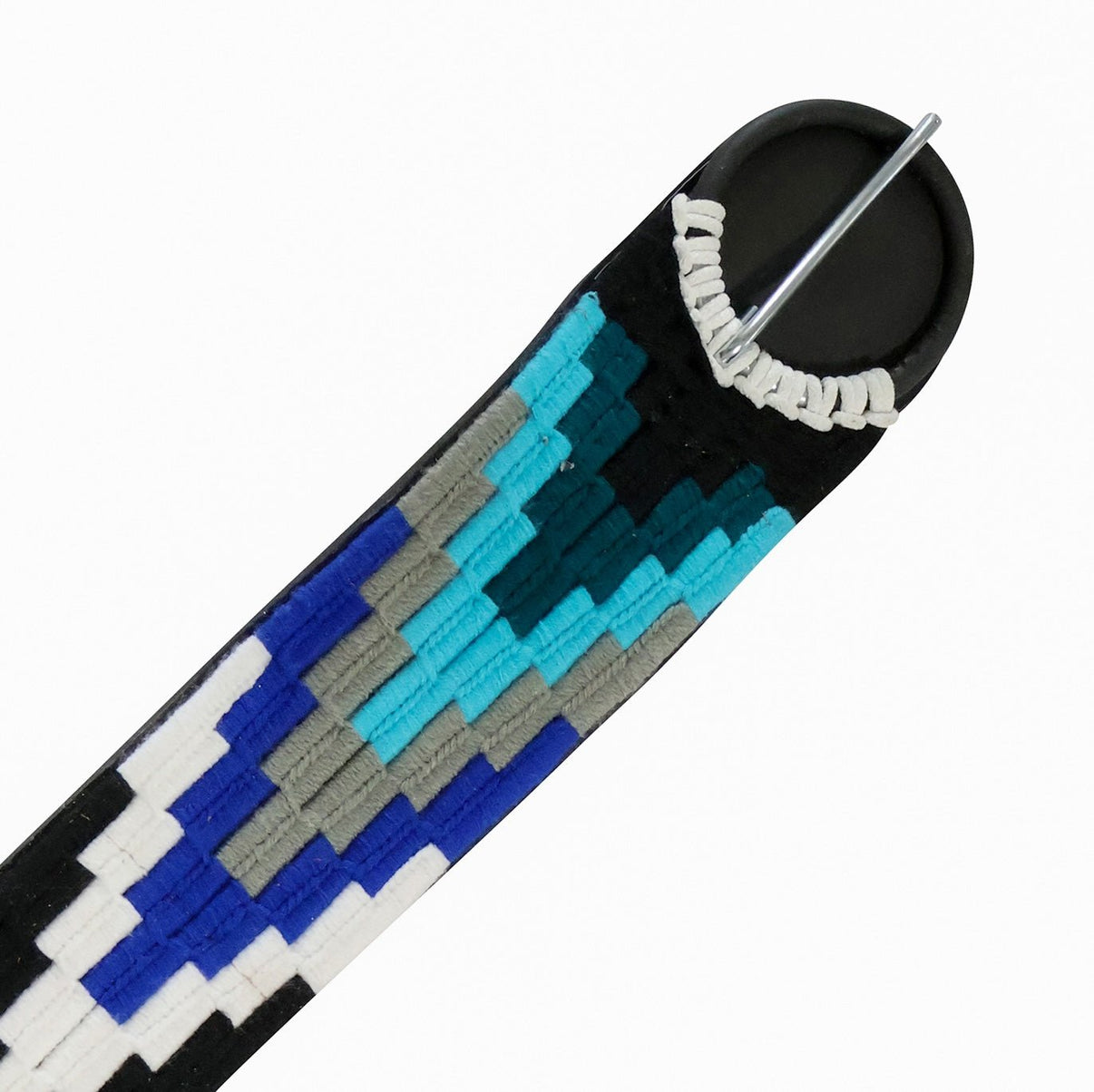31" Triangulo Cincho Fino Nylon Horse Braided Cinch - M - Royal Saddles - Charro Cinchos