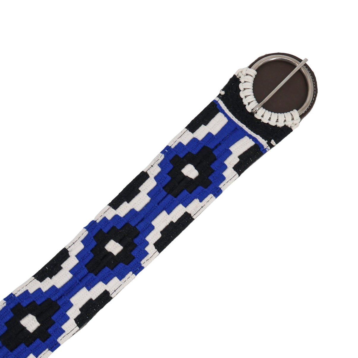 34" Charro Azul Cincho Stainless Steel Buckles Horse Cinch - M-Royal Saddles - Charro Cinchos