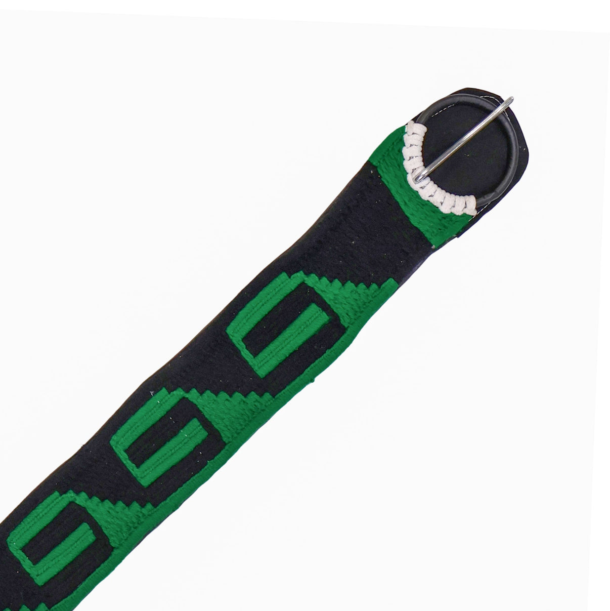 34" Charro Hunter Green Cincho Braided Neoprene Cinch - M - Royal Saddles - Charro Cinchos