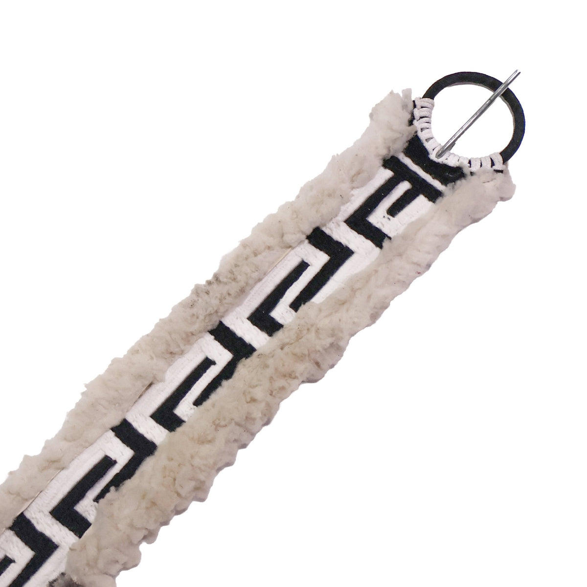 35.5" Cincho Borrego Tradicional Natural Wool Horse Cinch - M-Royal Saddles - Charro Cinchos