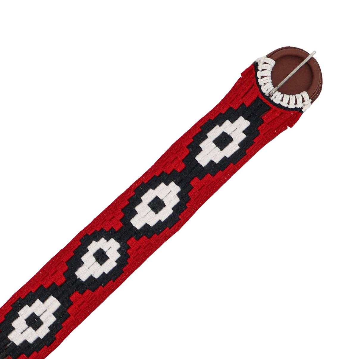 35.5" Rojo Braided Charro Horse Cinch, Cincho Para Caballo - M-Royal Saddles - Charro Cinchos