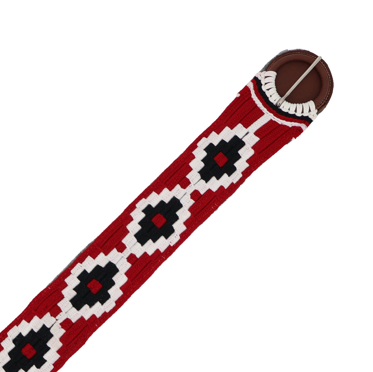36" Rojo Handmade Cotton Horse Cinch, Charro Style Saddle Gear - M-Royal Saddles - Charro Cinchos