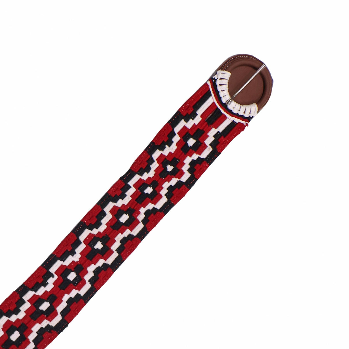 37" Rojo Cincho Buckles Charro Caballo Cinch - M - Royal Saddles - Charro Cinchos