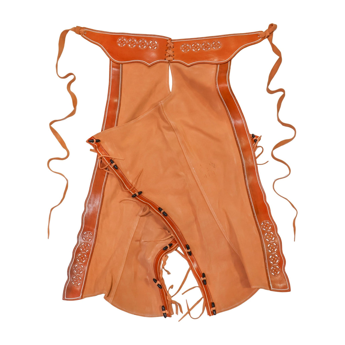 40" Charros Resacada Chaps Suede Chaparreras Gamuza - M-Royal Saddles - Charro Polainas/Chaps