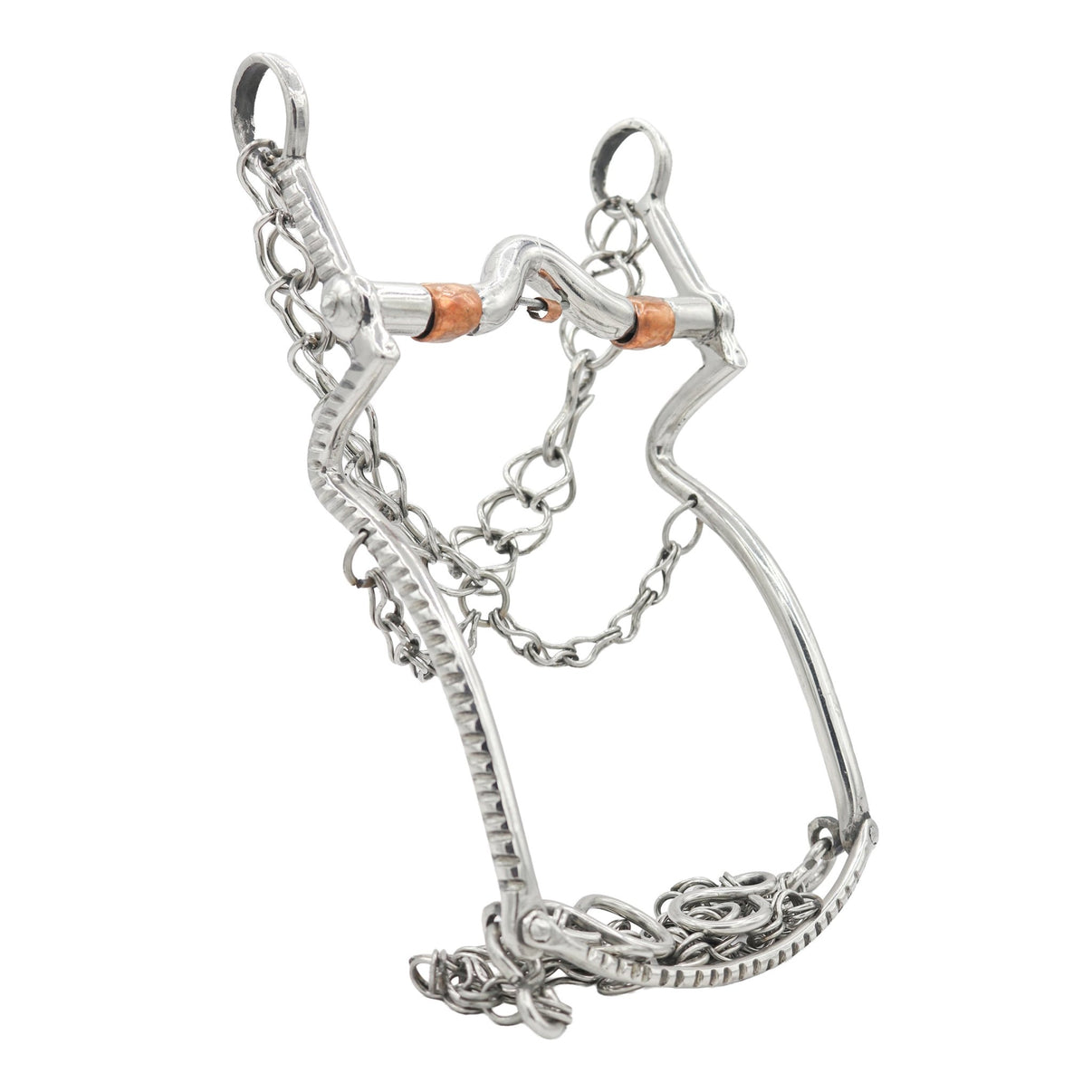 5 1/2" Freno Charro Con Cobre Horse Bit - M-Royal Saddles - Charro Bits/Frenos