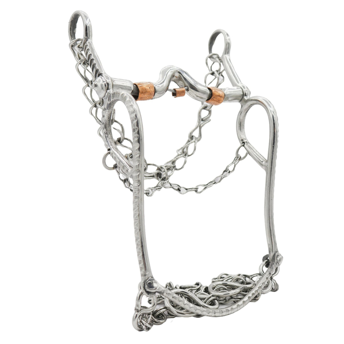 5 1/2" Freno Para Caballo Charro Horse Bit Copper - M-Royal Saddles - Charro Bits/Frenos