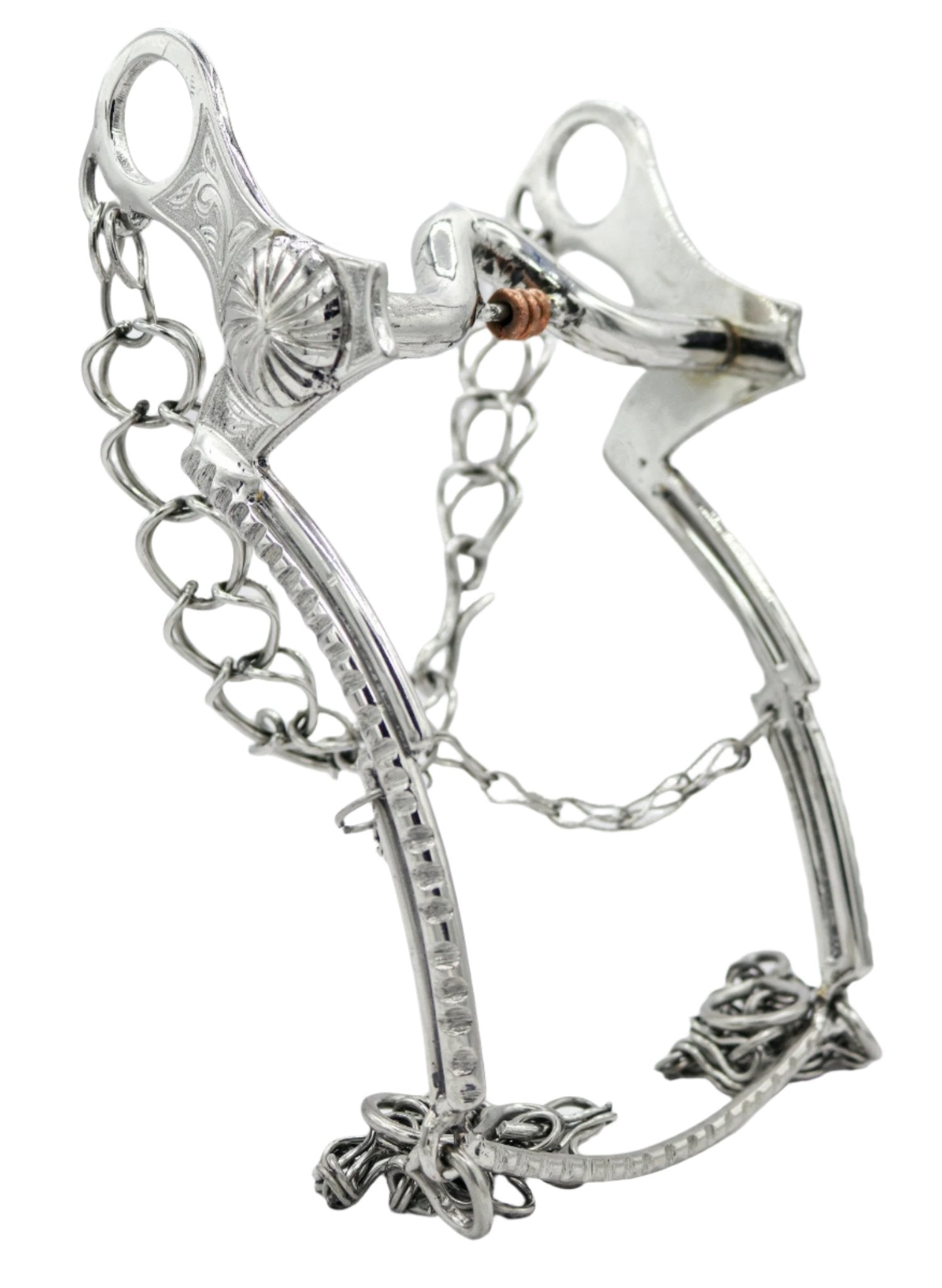 Pinza cavallo sella charro 5 1/2, freno charro per cavallo Pinza cavallo sella charro 5 1/2, freno charro per cavallo