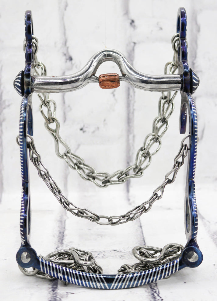 Miel Charro Bit Freno Chomite Headstall Riens