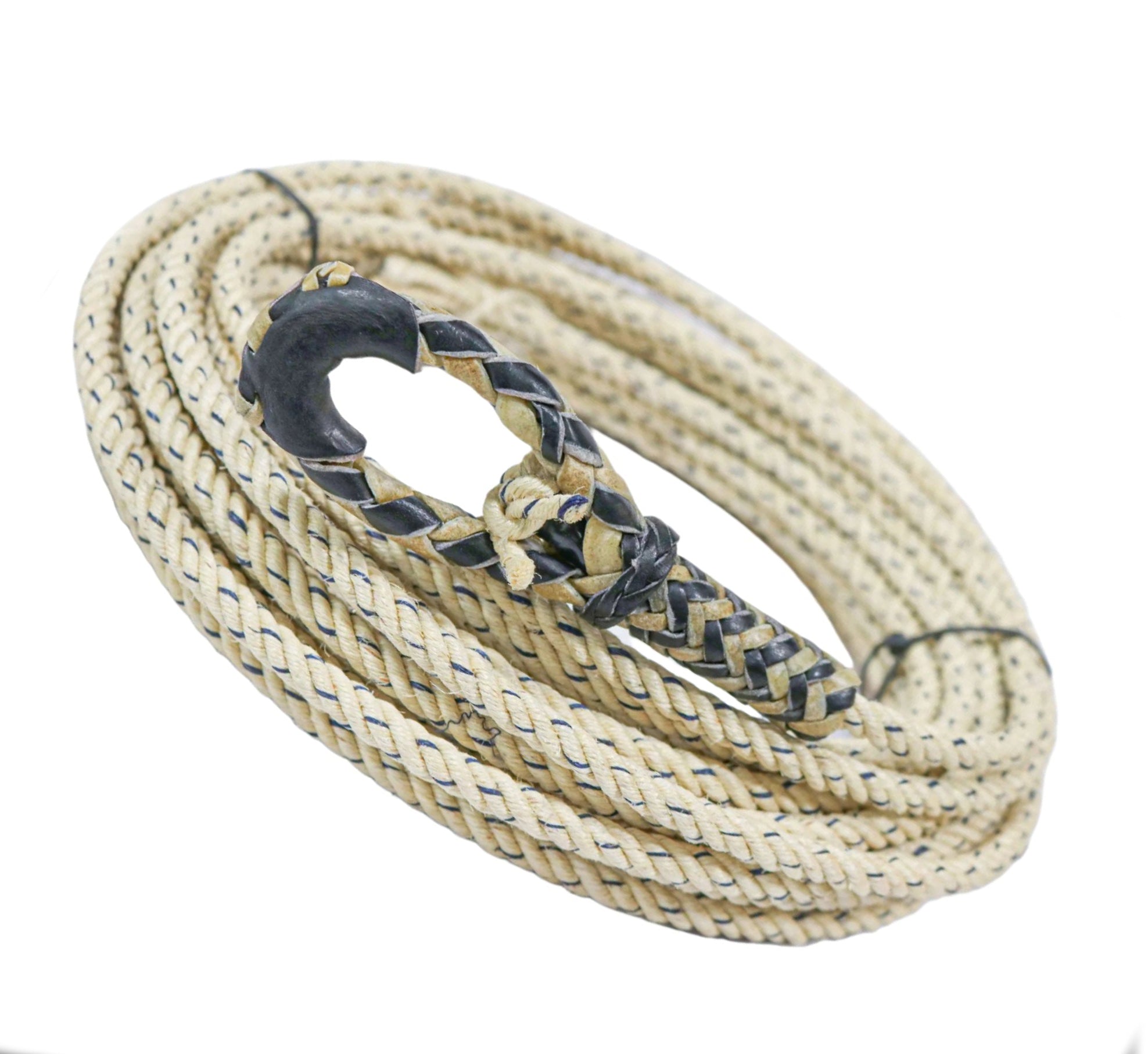 55FT Charro Soga De Ixtle Con Hondilla De Cuero Crudo - M-Royal Saddles