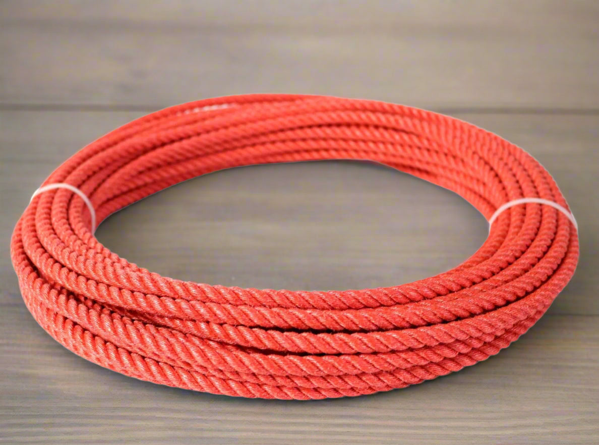 60Ft Red Lead Core Rope Soga Plomo 11mm - M-Royal Saddles