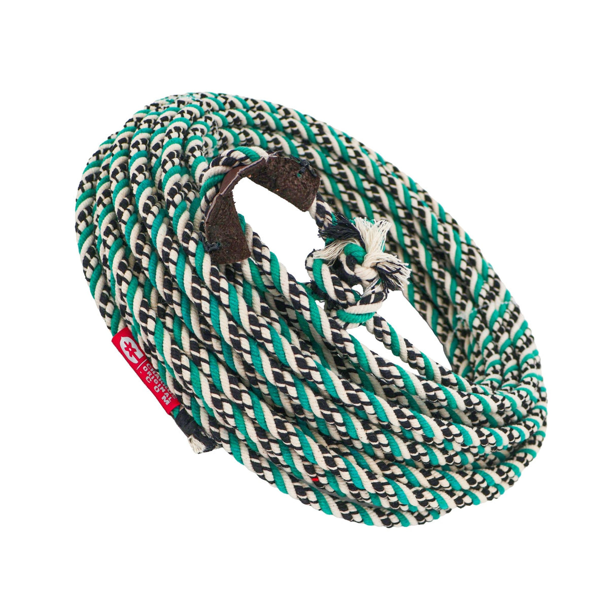 65FT Verde Algodon Soga (10mm) Cotton Rope Mexican Charro Lasso - M-Royal Saddles - Ropes/Sogas