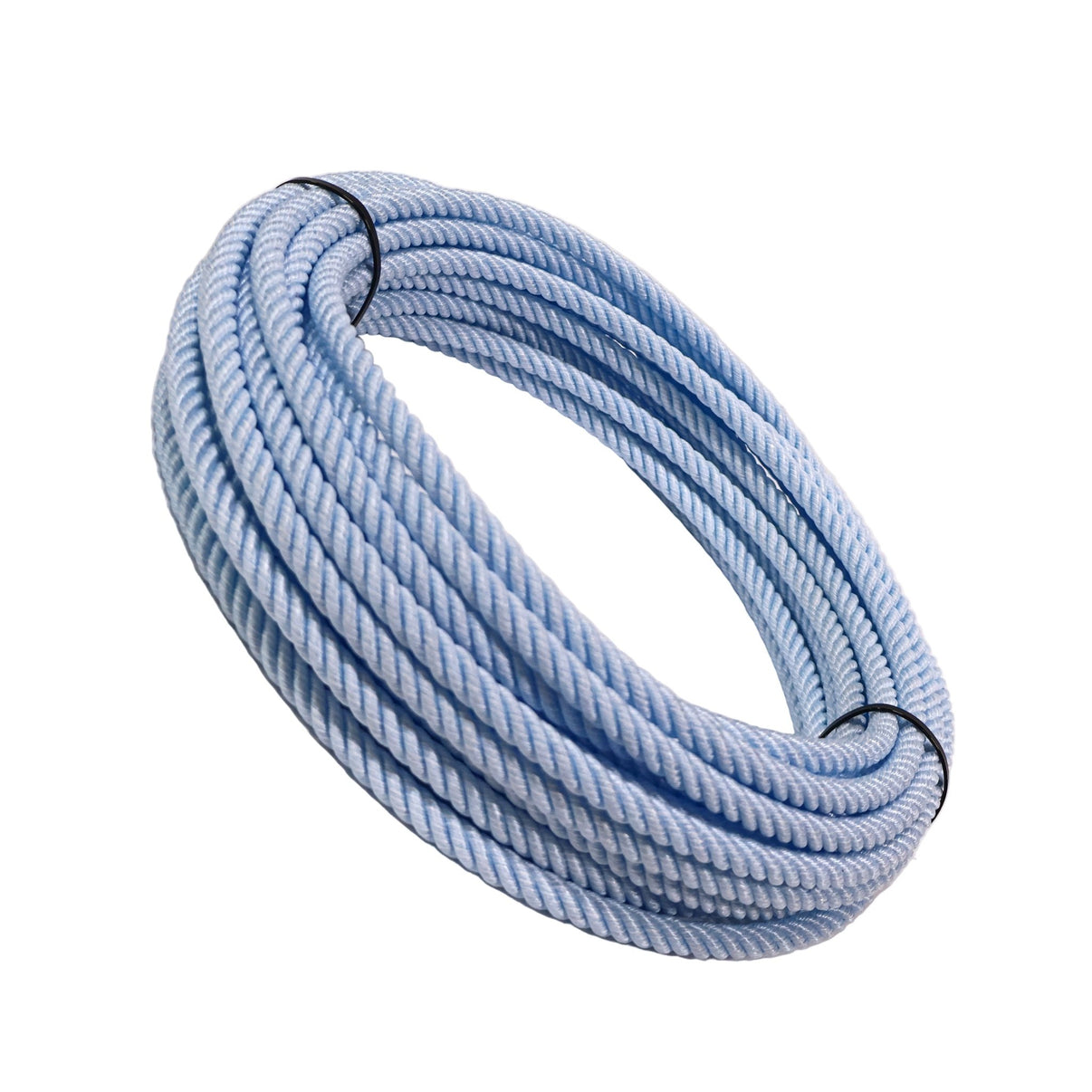 80Ft Poly Sky Blue 10mm (Lead Core) Soga Plomo Lariat - M - Royal Saddles - Ropes/Sogas