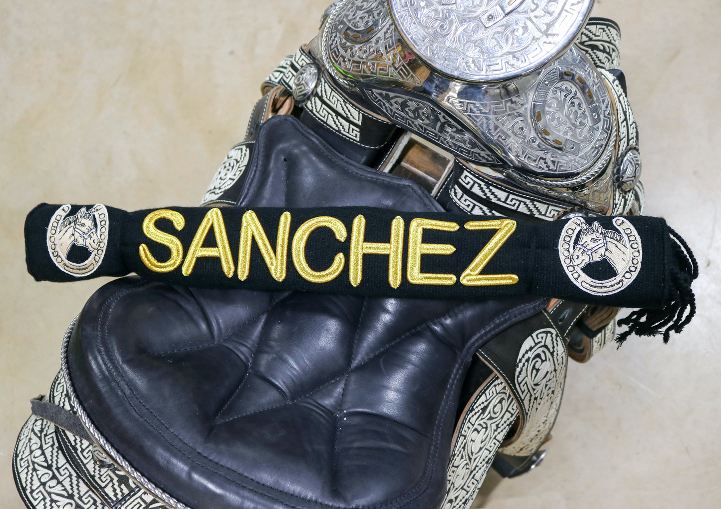 Black Sanchez Sarape Charro Montura