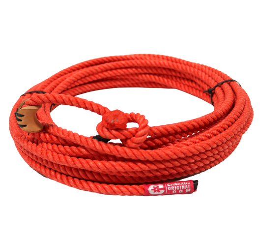50 FT Red Poly-Nylon 11mm Lead Core Lasso Rope Soga Charra