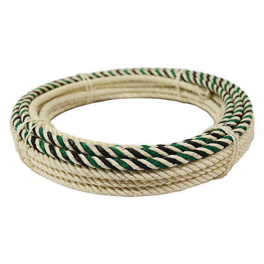 Green 55FT Ixtle Maguey Lariat 4 Strand Lasso Rope Soga Charra