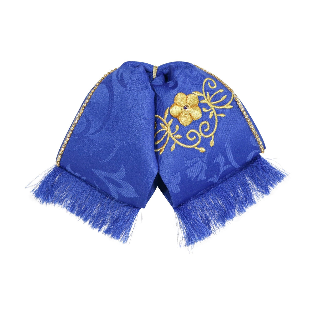 Azul Oro Flor Camisa Charra Flower Mono Mexican Charro - M - Royal Saddles - Monos Charros