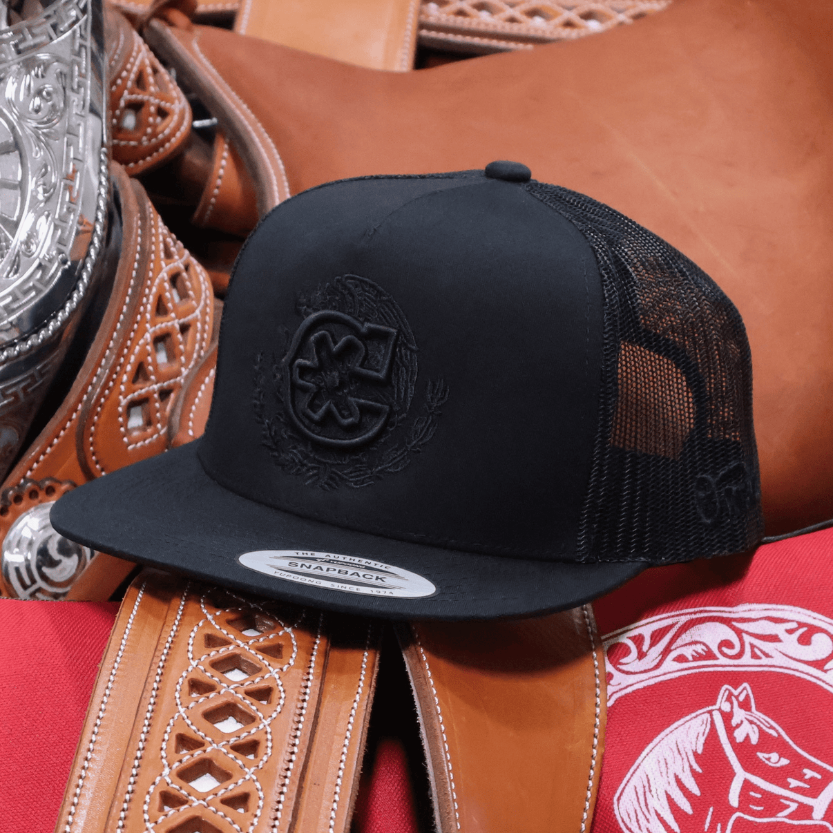 Black "Aguila" Mexico Charros Original Hat - M - Royal Saddles - Charros Original Hats