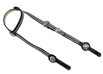 Charro Miel Headstall Pintada Resacada Caballo Cabezada main image 1