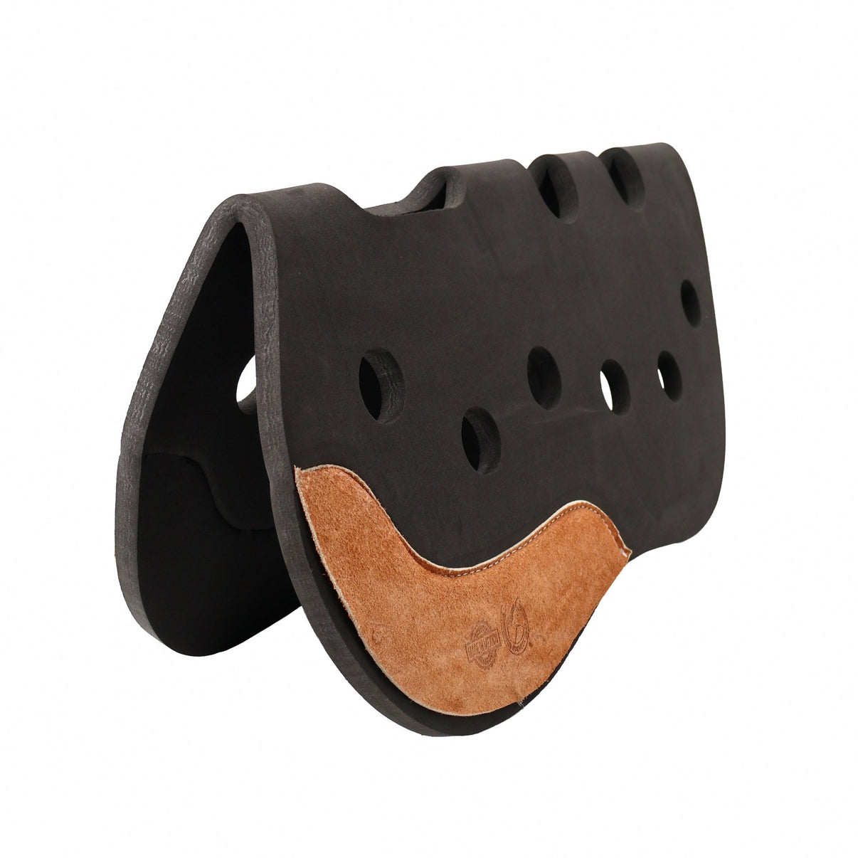 Black Saddle Pad Cola Pato Carona Charra Ortopedica - M-Royal Saddles - Charro Pads/Caronas
