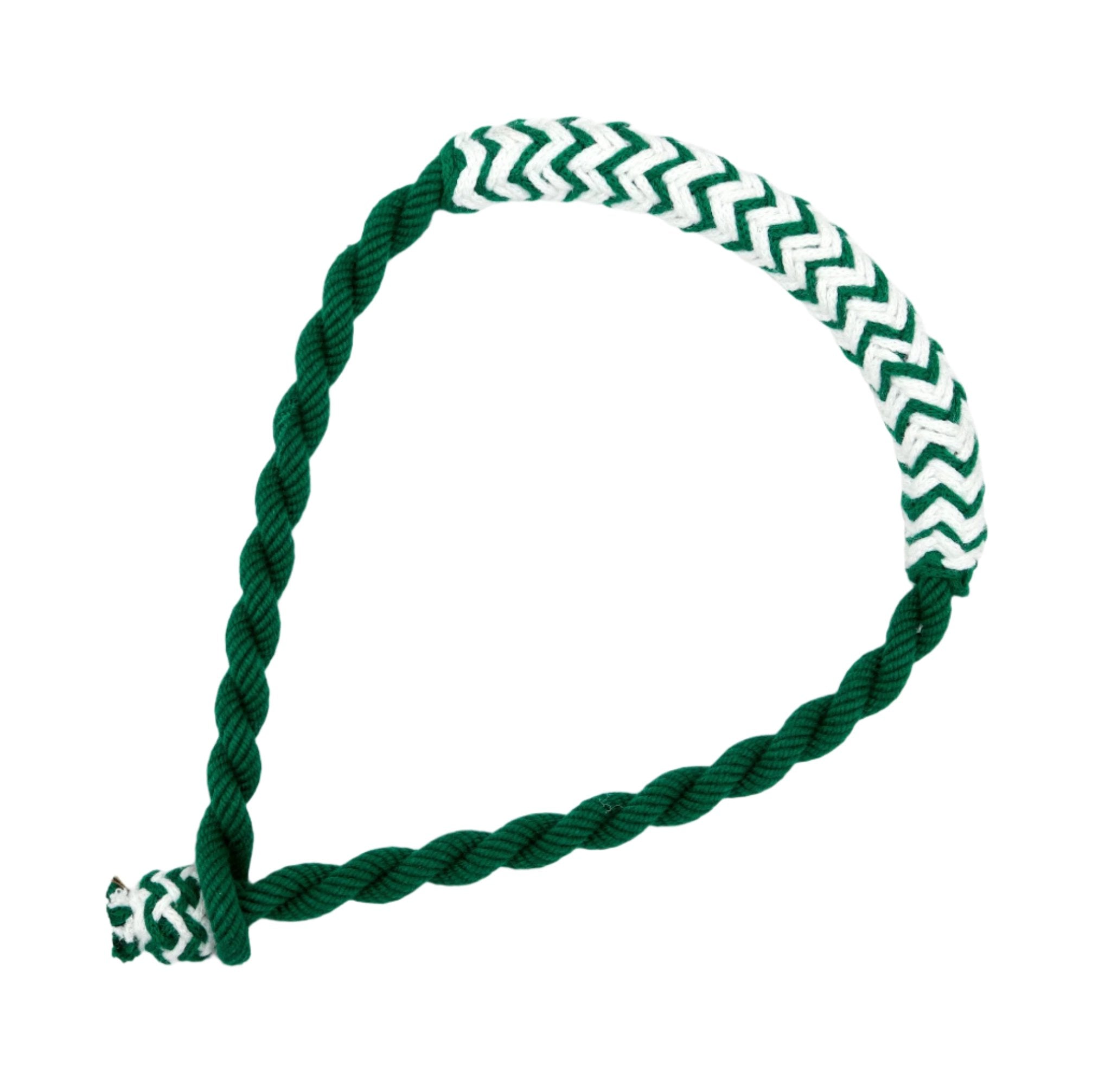 Green Cotton Braided Horse Caballo Bosal main image 1