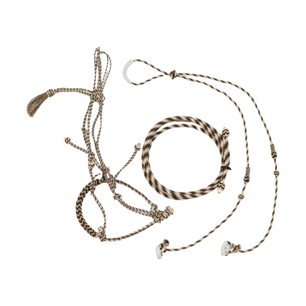 Bosal Charro Algodon Rojo Bosal Black Braided Cotton
