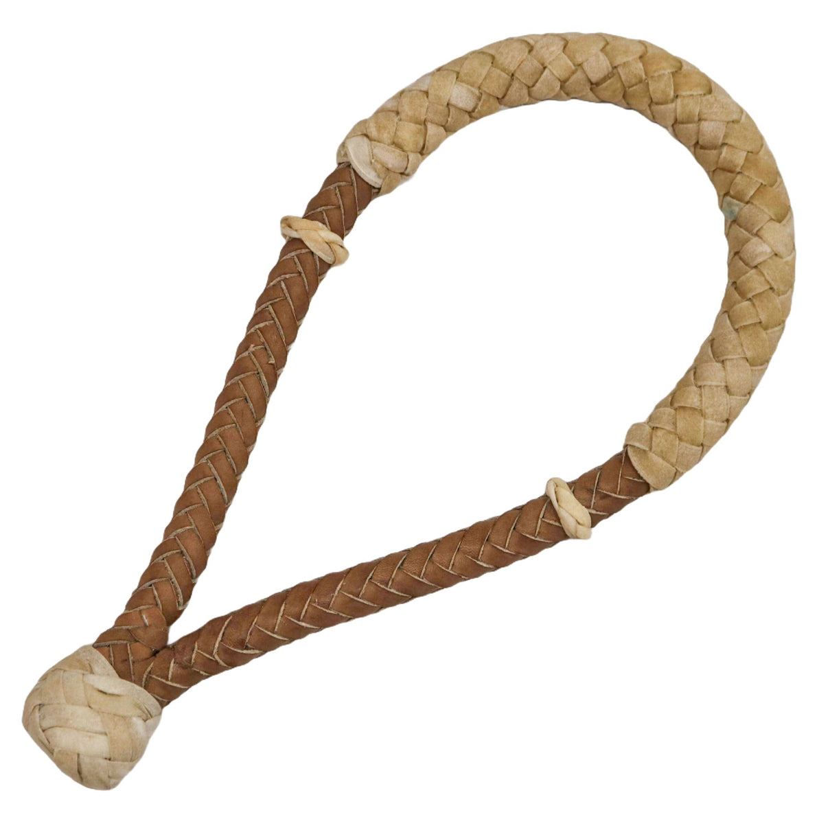 Brown Braided Rawhide Leather Horse Bosal Cable Core - M - Royal Saddles - Western Headstall/Bosal
