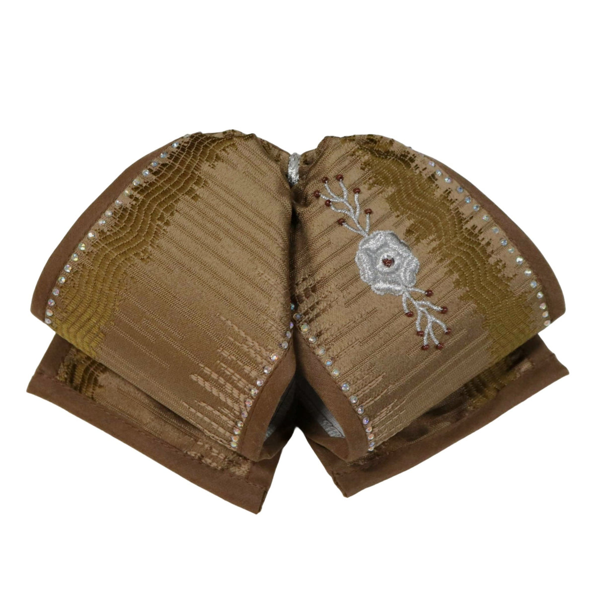 Brown Charro Bordado Traditional Mono Bowtie - M - Royal Saddles - Monos Charros