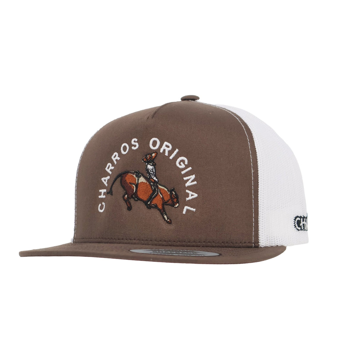 Brown Charros Original Jinete de Toro Snapback Hat - M-Royal Saddles - Charros Original Hats