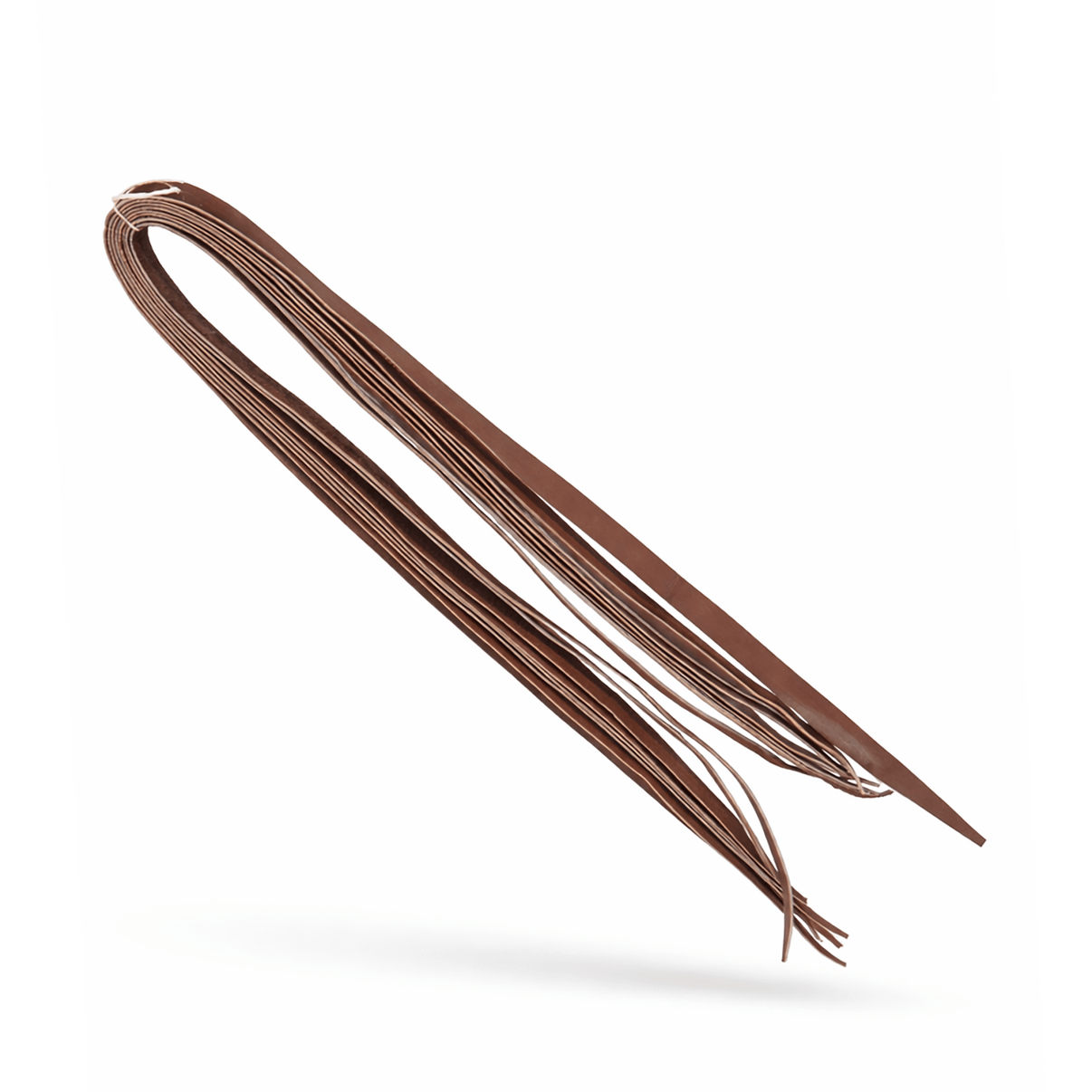 Brown Montura Juego De 8 Tientos De Piel Charro Saddle Strings - M - Royal Saddles - Charro Saddle Parts