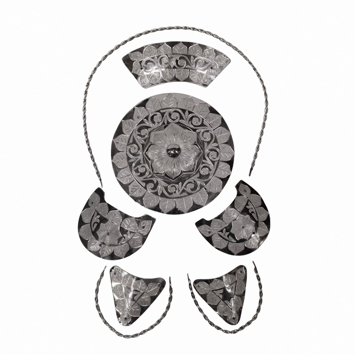 Charra Fuste Tree Herraje Acero Montura - M - Royal Saddles - Charro Saddle Parts