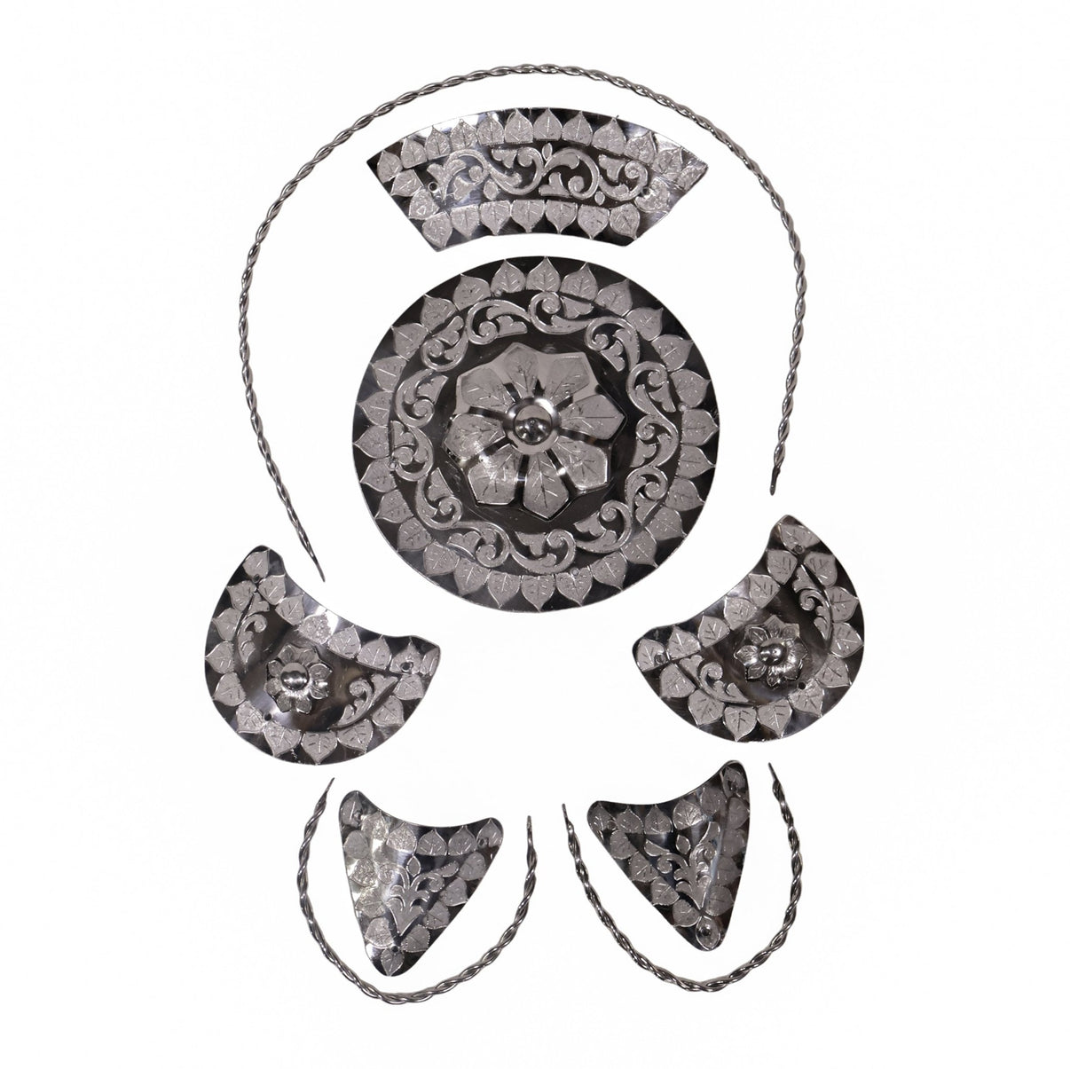 Charra Saddle Kit 3D Herraje Acero Montura - M - Royal Saddles - Charro Saddle Parts