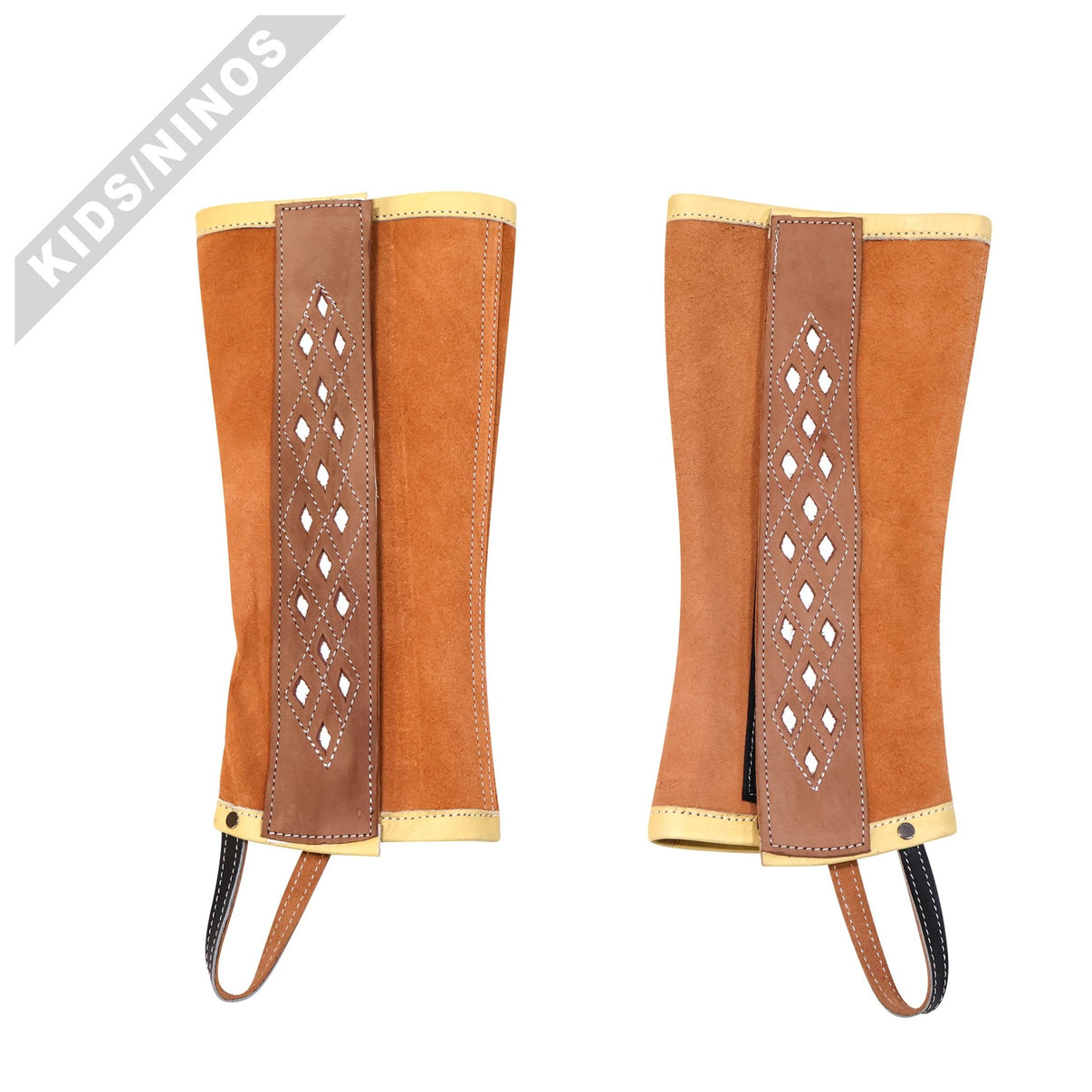 Charras Polainas Kids (L) Half Chaps Para Nino - M - Royal Saddles - Charro Polainas/Chaps
