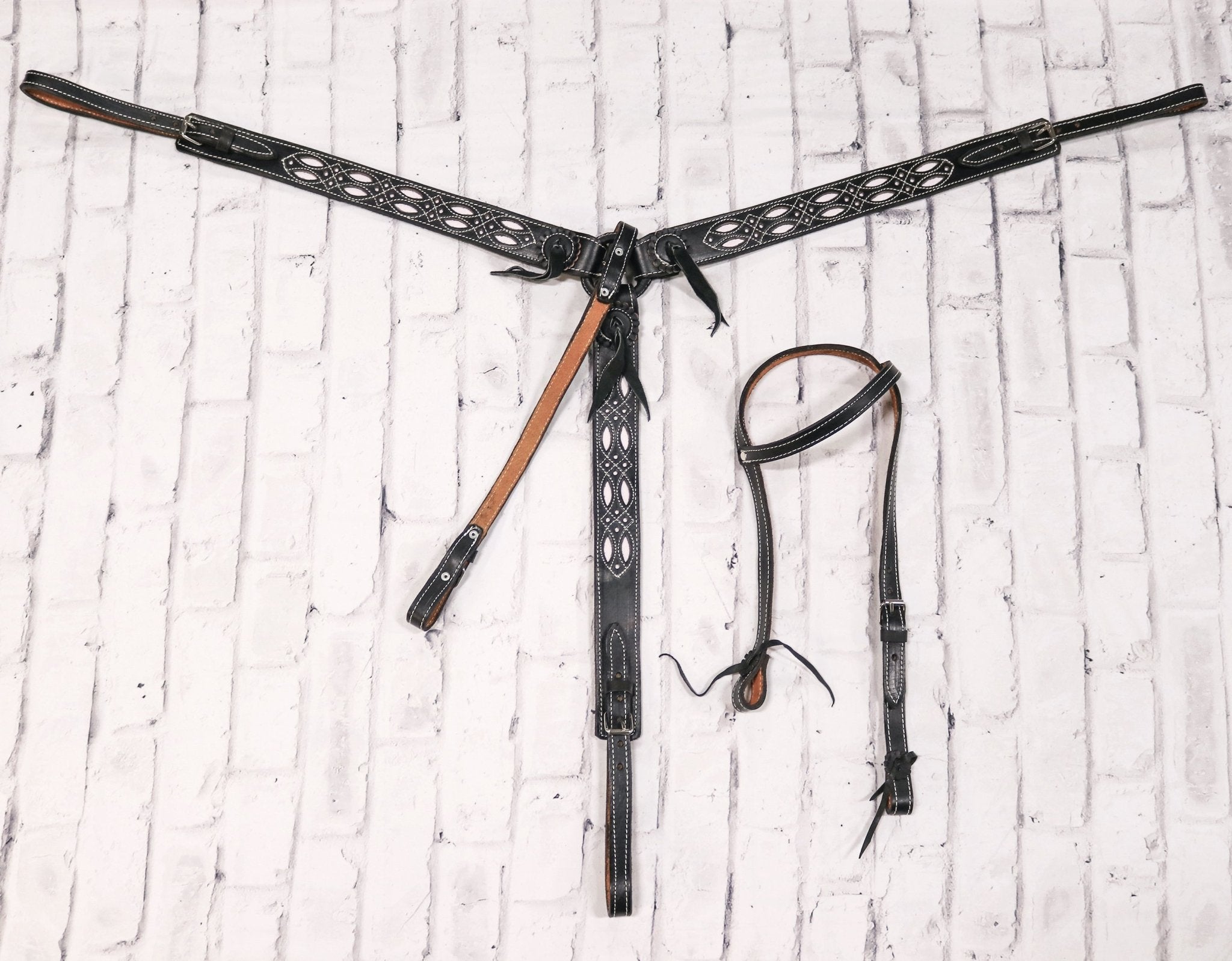 Riendas Finas Charro Black Cerda Horse Riens main image 1