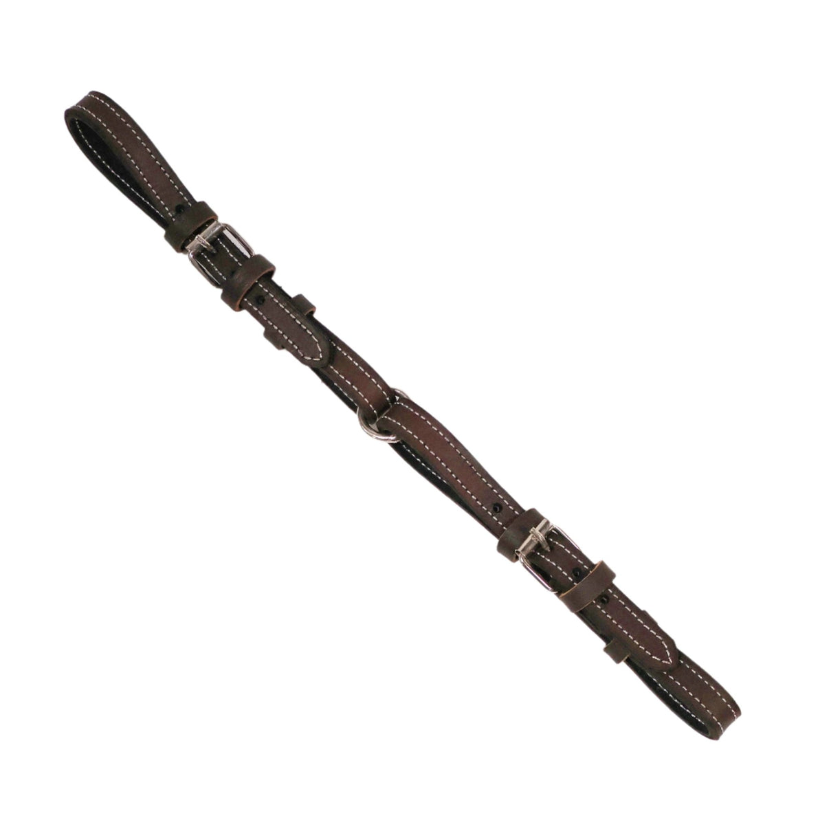 Charro Dark Brown Tie Down Bajador Pechera Breastcollar - M - Royal Saddles - Charro Saddle Parts