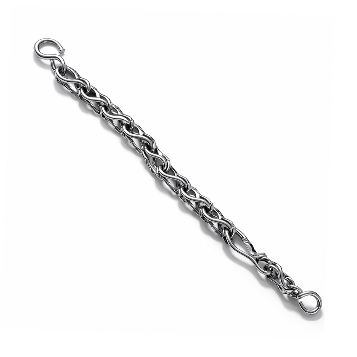 Charro Freno Barbada Cacahuate Horse Bit Curb Chain - M - Royal Saddles - Charro Bits/Frenos