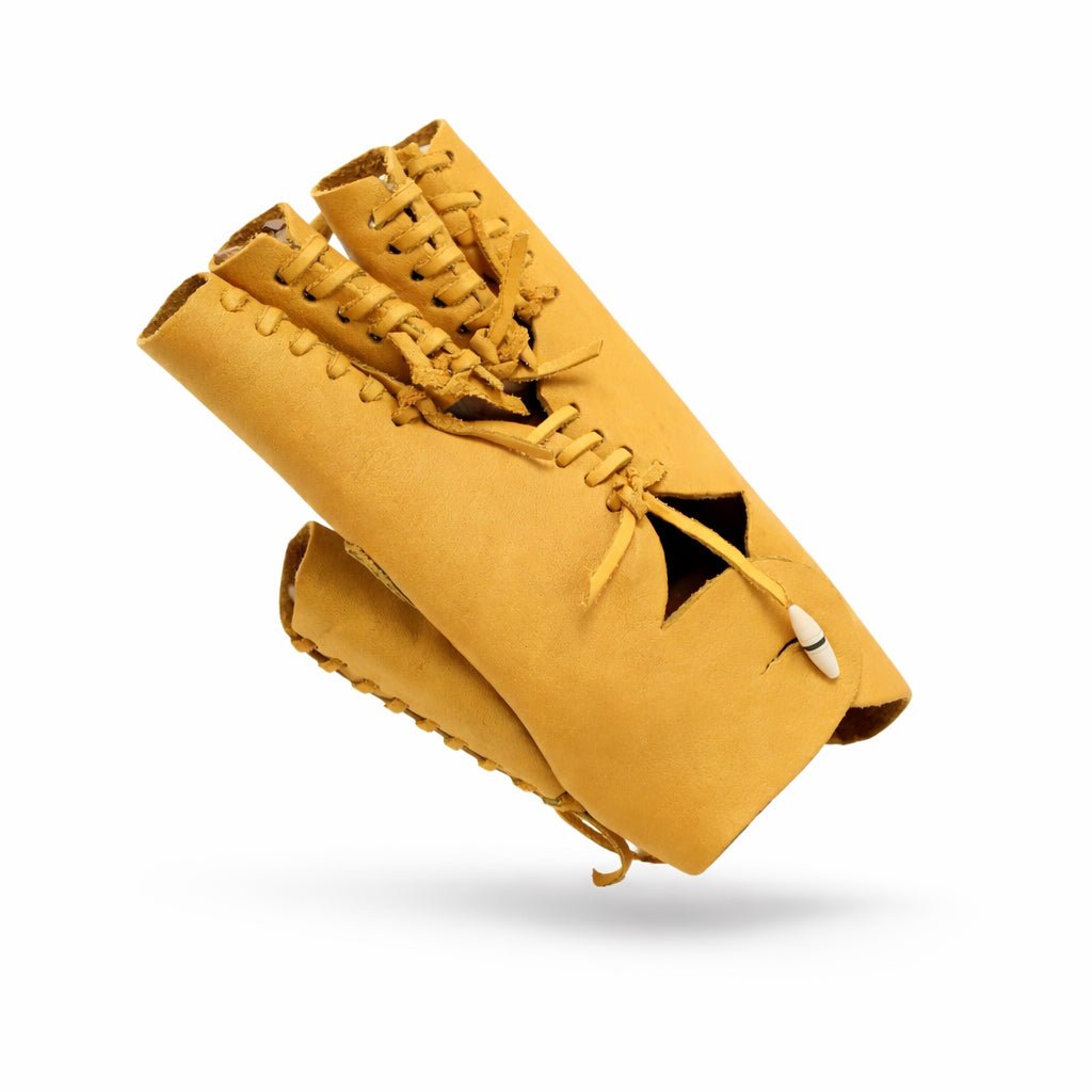 Charro Guante Leather Roping (M) Glove Manilla - M - Royal Saddles - Ropes/Sogas