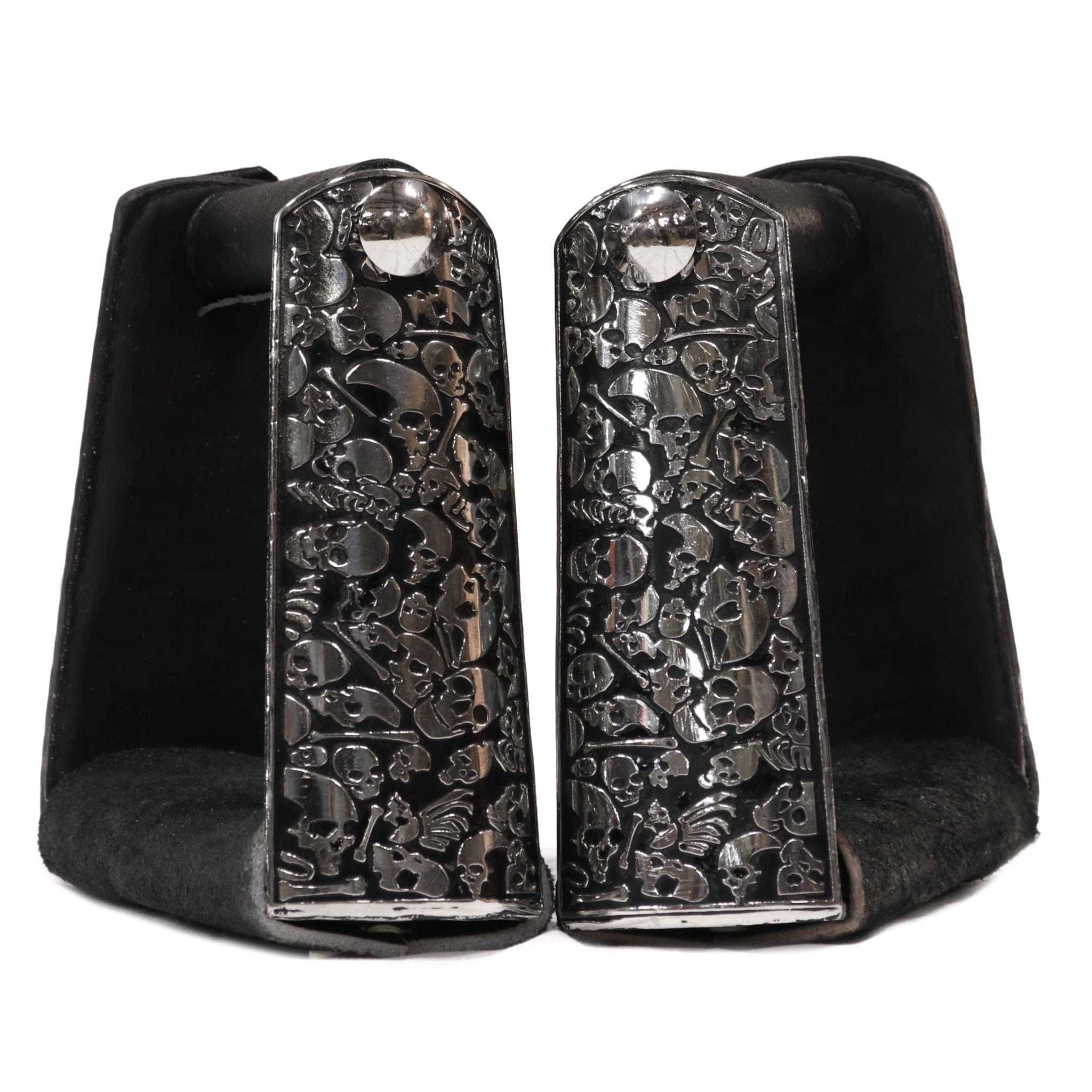 Simple Stainless Steel Charro Stirrups | Estribos Charros Acero Inoxidable main image 0
