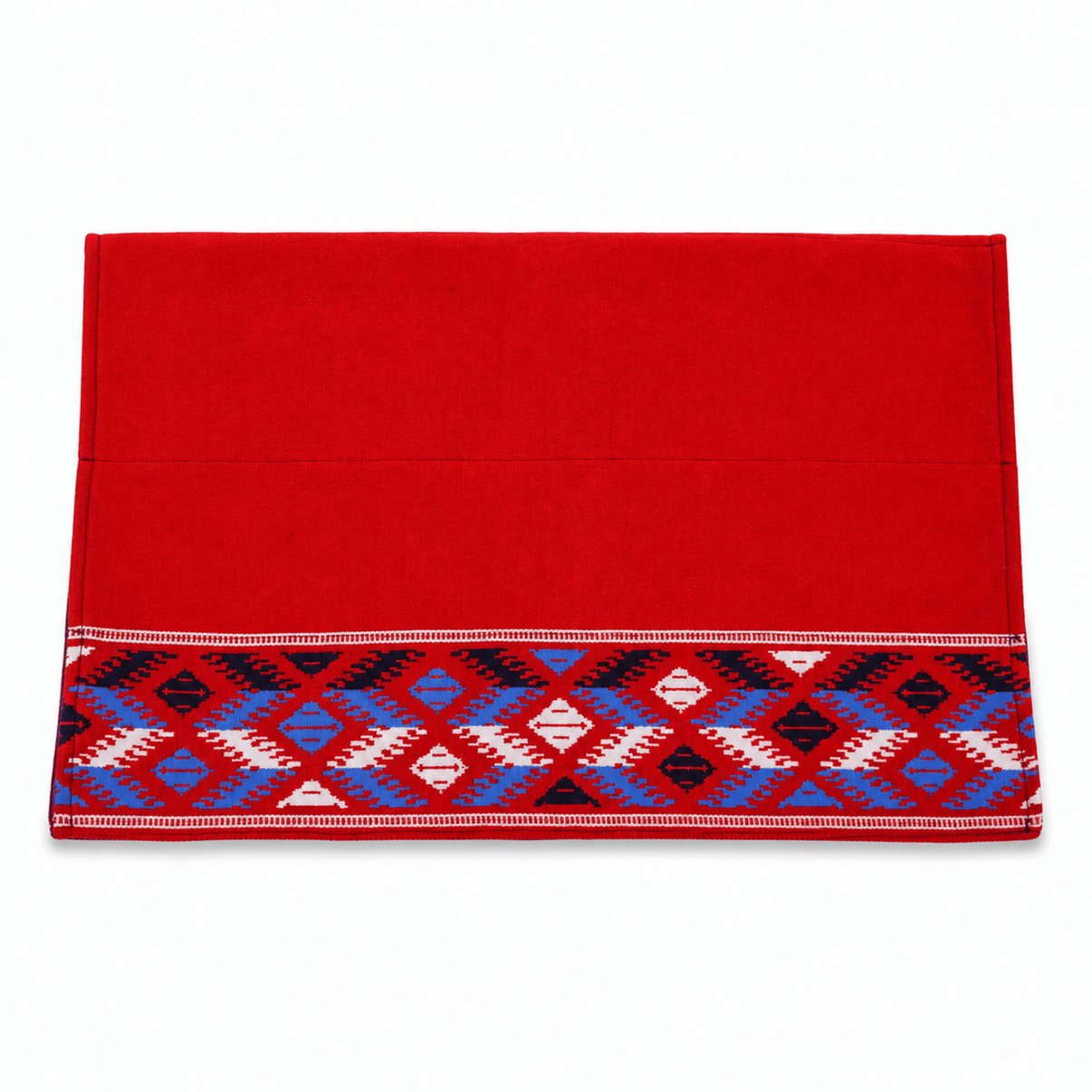 Charro Mantilla Red Horse Saddle Blanket Mexican - M-Royal Saddles - Charro Pads/Caronas