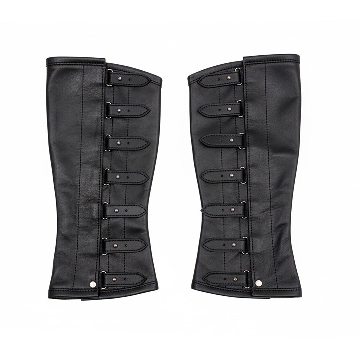 Charro Polainas Espanolas Para Montar Leather Half Chaps - M - Royal Saddles - Charro Polainas/Chaps